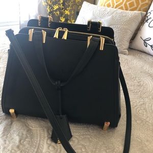 Zac Posen leather shoulder bag